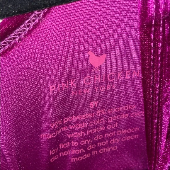 strapless open back dress Baby Quinn Bubble - Blue Velvet - Pink Chicken main image 1